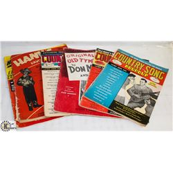 6 COUNTRY WESTERN MAGAZINES 1950'S