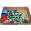 Image 1 : FLAT OF 1970'S TOY SOLDIERS NAZI AND MORE TOYS
