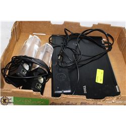 AS IS UNTESTED DELL LAPTOP WITH ADAPTER AND