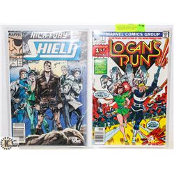 NICK FURY AGENT OF SHEILD #1, LOGANS RUN #1 COMIC