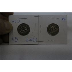 Canada Five Cent Coins (2)