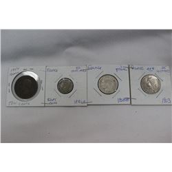 French (Old) Coins (4)