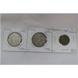 French Ten Franc Coins (3)