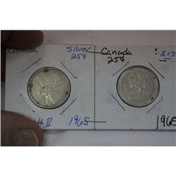 Cda Twenty-five Cent Coins (2)