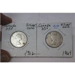 Cda Twenty-five Cent Coins (2)