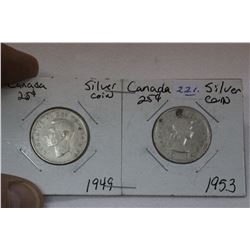 Cda Twenty-five Cent Coins (2)