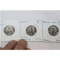 Cda Twenty-five Cent Coins (3)
