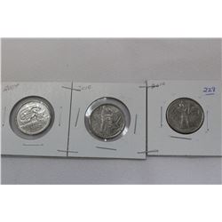 Cda Twenty-five Cent Coins (3)