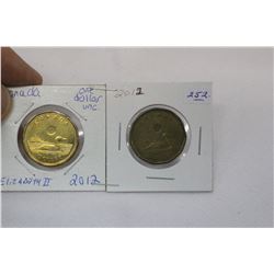 Canada One Dollar Coins (2)