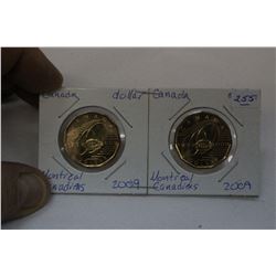 Canada One Dollar Coins (2)