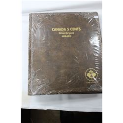 Canada Five Cent Book (No Coins)