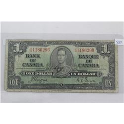 Canada One Dollar Bill (1)