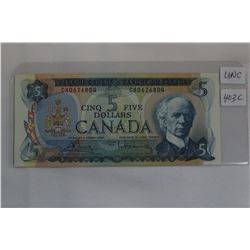 Canada Five Dollar Bills (1)