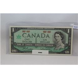 Canada One Dollar Bill (1)