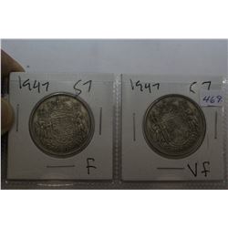 Canada Fifty Cent Coins (2)