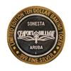Image 2 : .999 Silver Crystal Casino Aruba $10 Casino Limited Edition Gaming Token