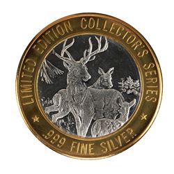 .999 Fine Silver Grand Casino $10 Limited Edition Collector's Series Gaming Token