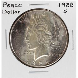 1928-S $1 Peace Silver Dollar Coin