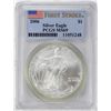 Image 1 : 2006 $1 American Silver Eagle Coin PCGS MS69 First Strike