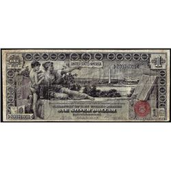 1896 $1 Educational Silver Certificate Note