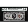 Image 1 : 1934A $20 Hawaii Silver Certificate WWII Emergency Note PMG About Uncirculated 55