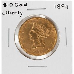 1894 $10 Liberty Head Eagle Gold Coin