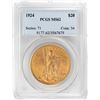 Image 1 : 1924 $20 St. Gaudens Double Eagle Gold Coin PCGS MS62