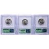 Image 2 : Lot of (3) 1999-P Georgia State Quarter Coins ICG MS65 Struck Slightly Offcenter