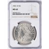 Image 1 : 1921-D $1 Morgan Silver Dollar Coin NGC MS62