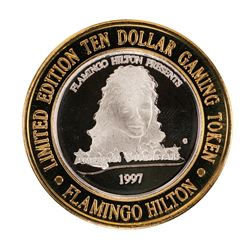 .999 Silver Flamingo Reno Nevada $10 Casino Limited Edition Gaming Token