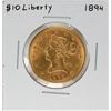 Image 1 : 1894 $10 Liberty Head Eagle Gold Coin