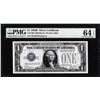 Image 1 : 1928B $1 Funnyback Silver Certificate Note Fr.1602 PMG Choice Uncirculated 64EPQ