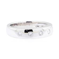 14KT White Gold 0.24 ctw Diamond Band