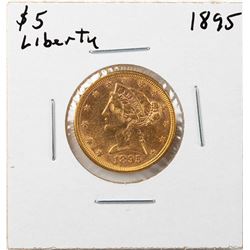 1895 $5 Liberty Head Half Eagle Gold Coin