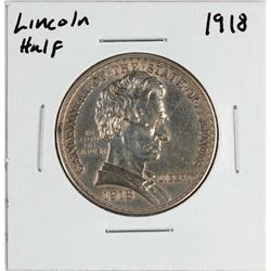 1918 Lincoln Illinois Centennial Commemorative Half Dollar Coin