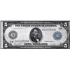 Image 1 : 1914 $5 Federal Reserve Note New York