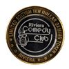 Image 2 : .999 Silver Riviera Hotel & Casino Las Vegas $10 Casino Limited Edition Gaming Token