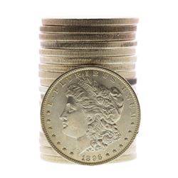 Roll of (20) Brilliant Uncirculated 1896 $1 Morgan Silver Dollar Coins