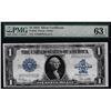 Image 1 : 1923 $1 Silver Certificate Note Fr.238 PMG Choice Uncirculated 63EPQ