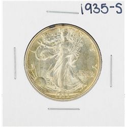 1935-S Walking Liberty Half Dollar Coin