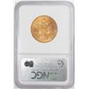 Image 2 : 1882 $10 Liberty Head Eagle Gold Coin NGC MS61