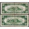 Image 2 : Lot of (2) 1934C $10 Silver Certificate Notes