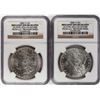 Image 1 : Lot of  (2) 1884-O $1 Morgan Silver Dollar Coins NGC Brilliant Uncirculated