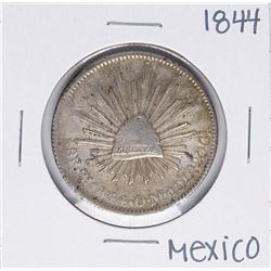 1844 Zm Mexico 8 Reales Silver Coin