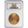 Image 1 : 1895 $20 Liberty Head Double Eagle Gold Coin NGC MS63