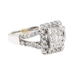 14KT White Gold 1.00 ctw Diamond Ring