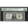 Image 1 : 1935A $1 Hawaii Silver Certificate WWII Emergency Note PMG Gem Uncirculated 65EPQ