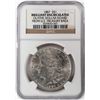 Image 1 : 1887 $1 Morgan Silver Dollar Coin NGC Brilliant Uncirculated