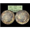 Image 1 : 1885 $1 Proof Pattern J-1747 Snowden Morgan Silver Dollar Coin PCGS PR62 OGH