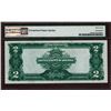 Image 2 : 1899 $2 Mini-Porthole Silver Certificate Note Fr.252 PMG Superb Gem Unc 67EPQ